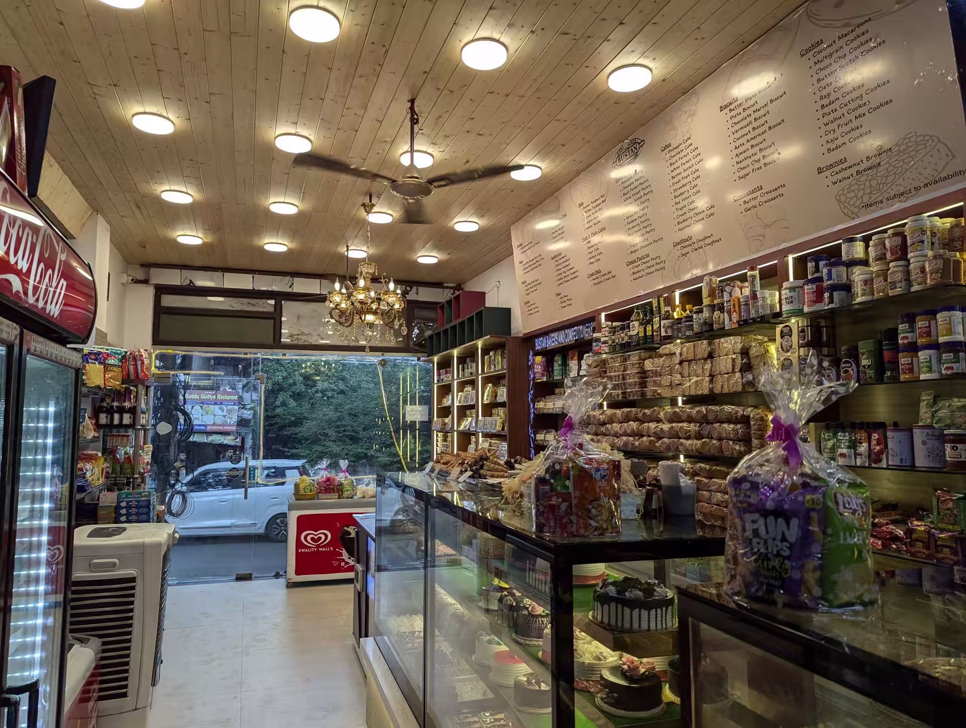 Inside Bustan Bakers bakery on Turner Road, Dehradun