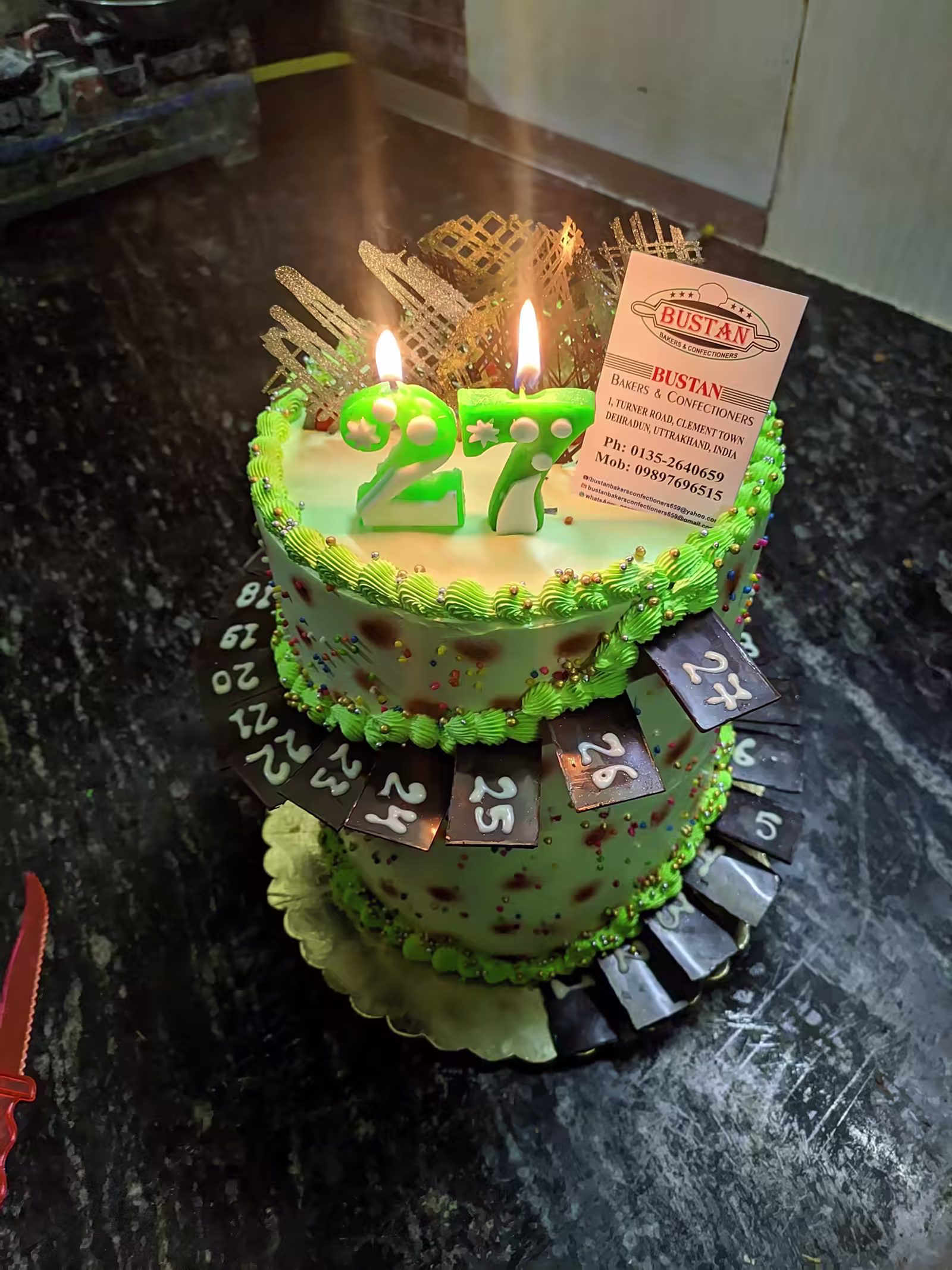 Bustan Bakers 27th Anniversary Celebration Cake - Best Bakery in Dehradun
